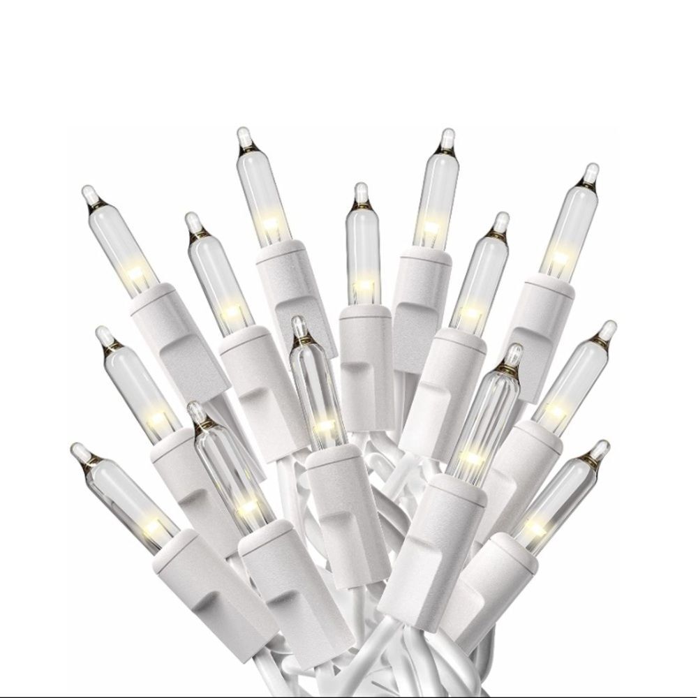 18ft, 100 Lights, Indoor / Outdoor, White